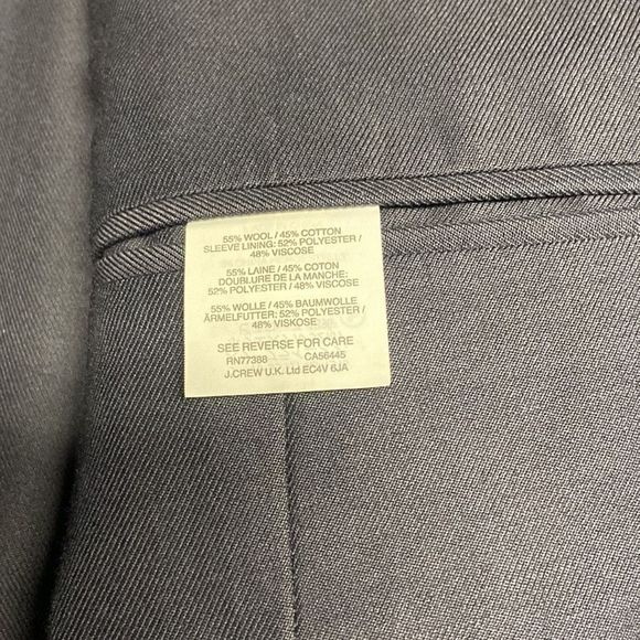 J Crew Navy Blue Ludlow Wool Blend Sports Coat NWT - Picture 8 of 11